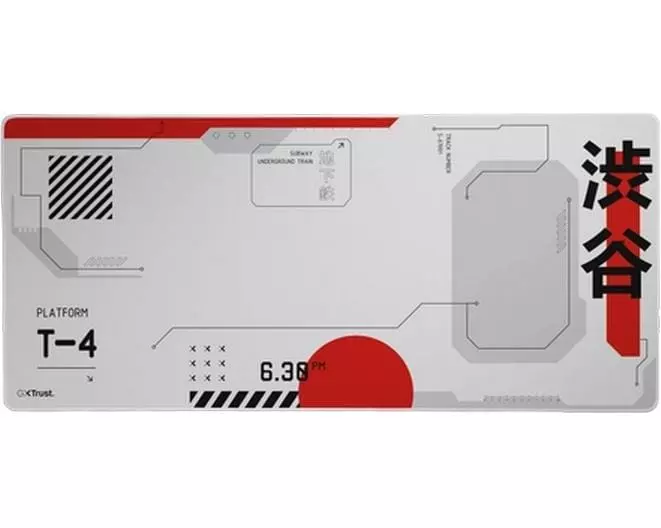 Trust Gaming-Mausmatte GXT 759 XXL Rot/Weiss