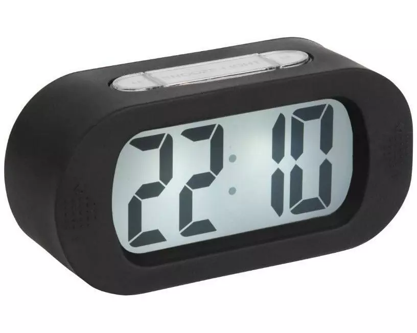 KARLSSON Digitalwecker Gummy Schwarz