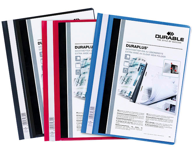 DURABLE Angebotshefter DURAPLUS 257900 für 100 Blatt A4 assortiert