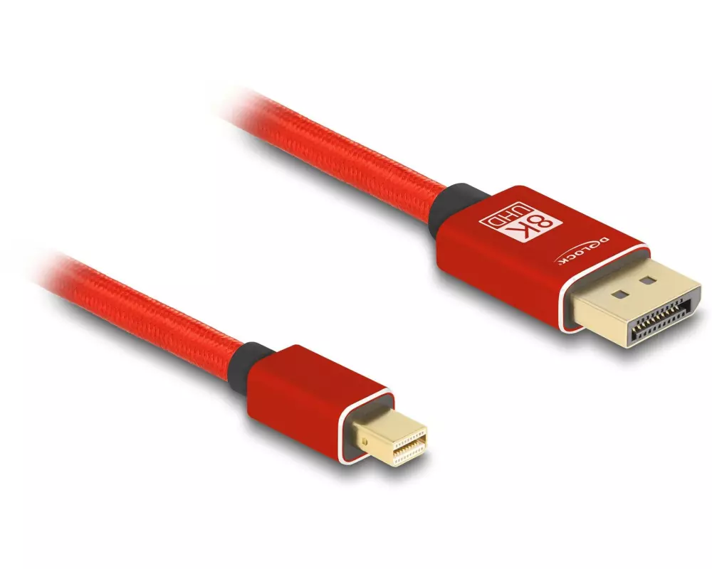 Delock Kabel 8K 60 Hz Mini-DisplayPort - DisplayPort, 1 m