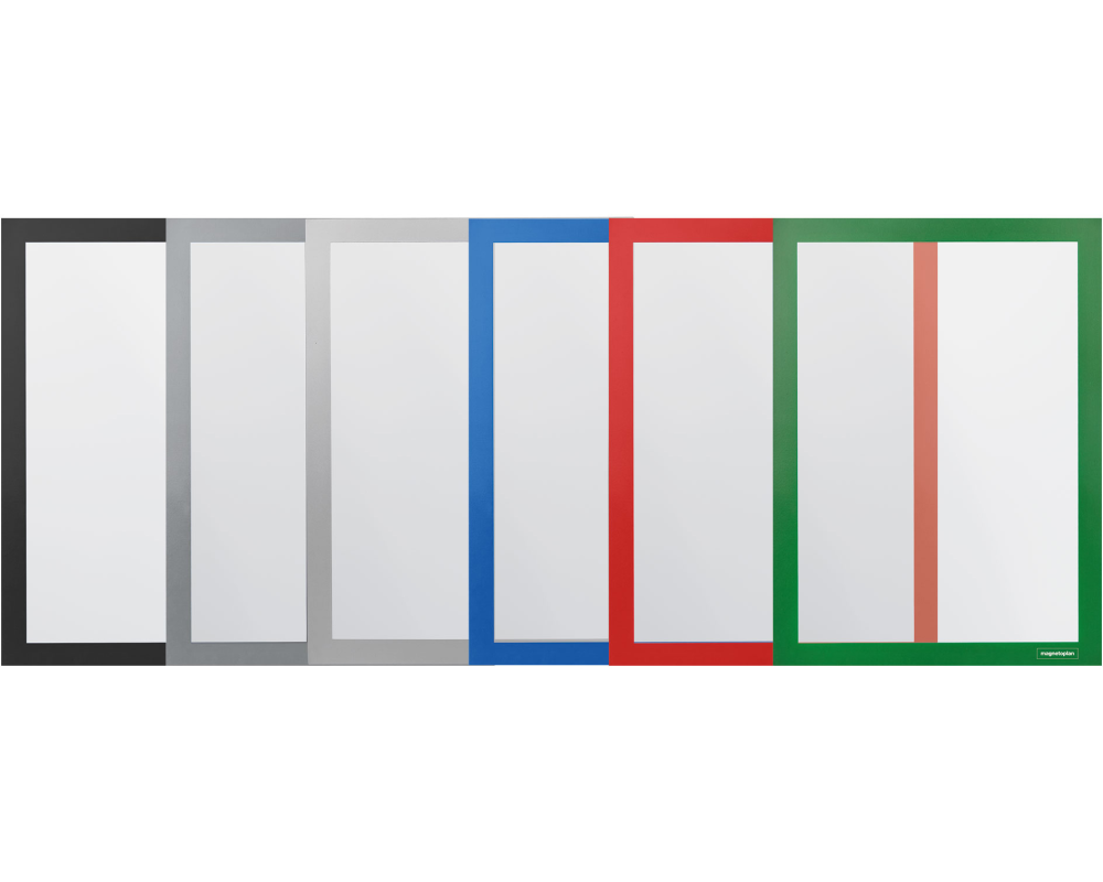 MAGNETOPLAN Magnetrahmen A4 1131910 selbstklebend, assort. 6 Stk.