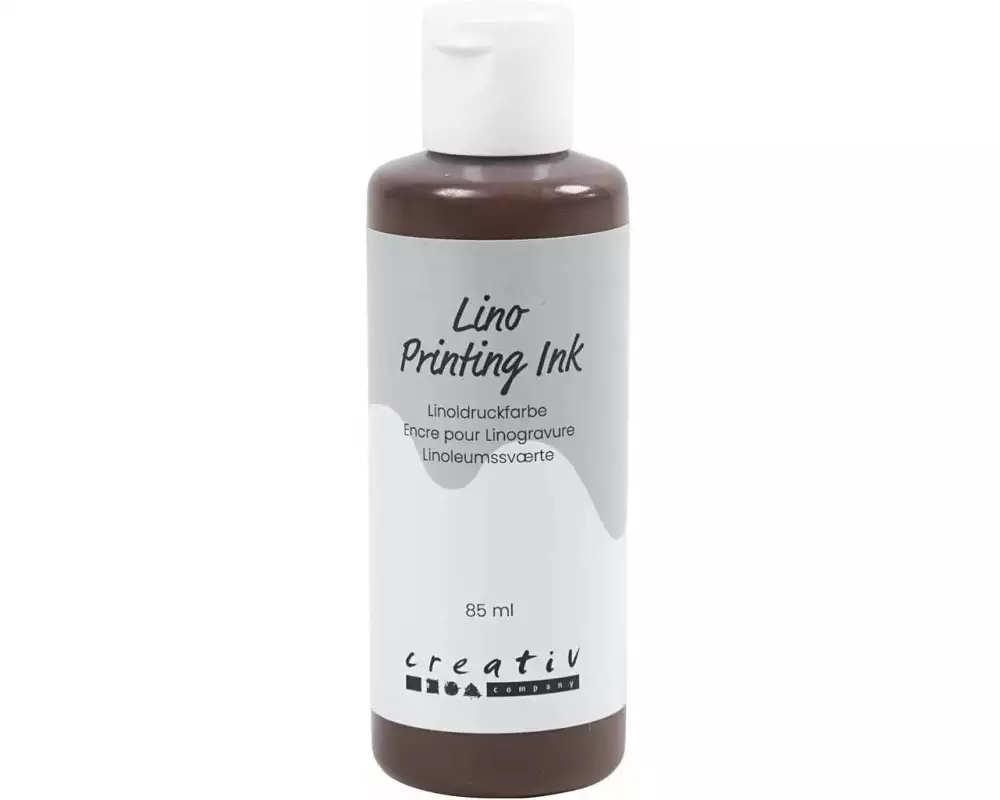 Creativ Company Bastelfarbe Lino 85 ml, Braun