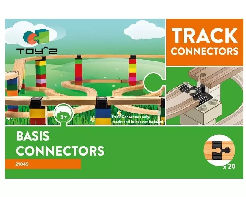 TOY^2 Eisenbahn Zubehör Toy2 Basis Verbinder