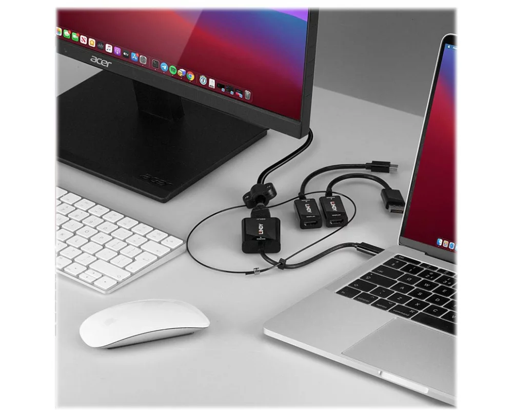 LINDY Converter Set, USB Type C, MiniDP and DP, to HDMI 18G