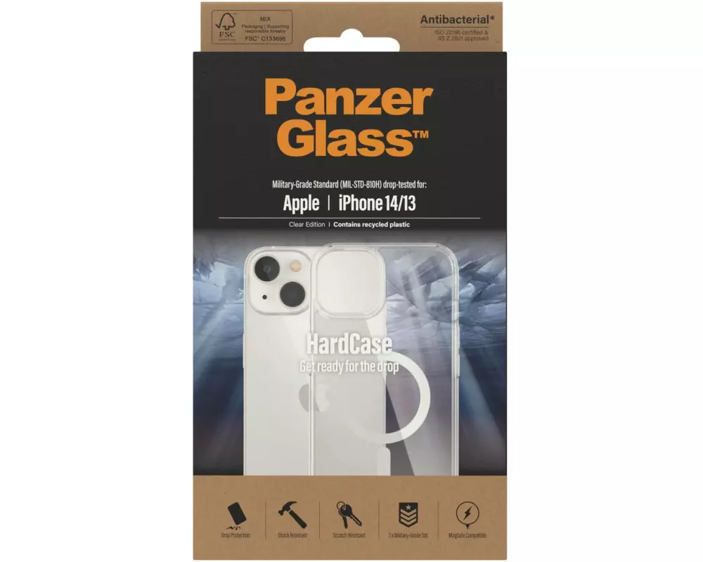 Panzerglass Back Cover Hard Case MagSafe iPhone 14 Transparent