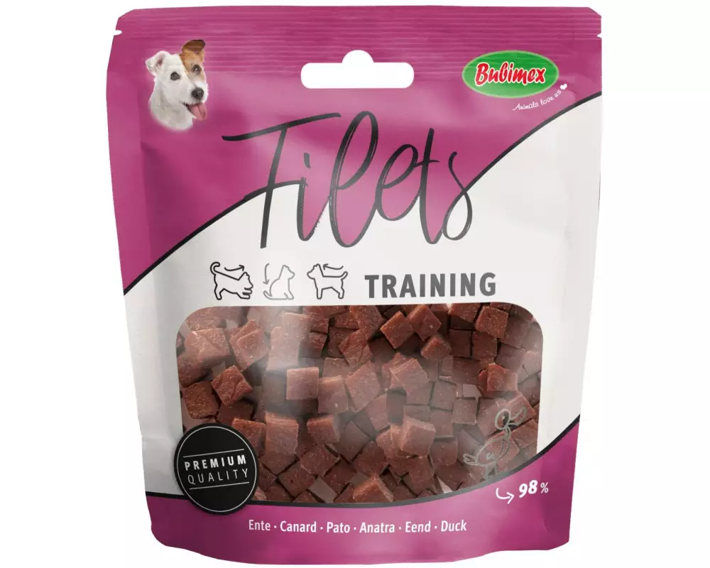 Bubimex Leckerli Filets Training Ente, 50 g