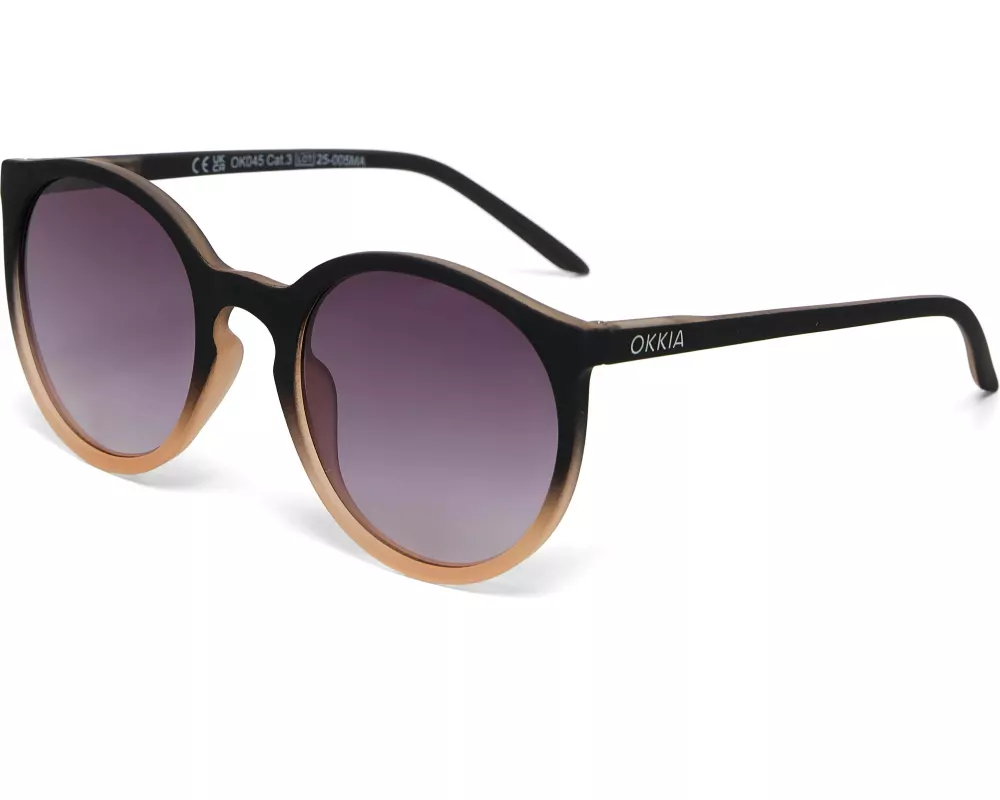OKKIA Sonnenbrille Berlino Black, Pink Lens