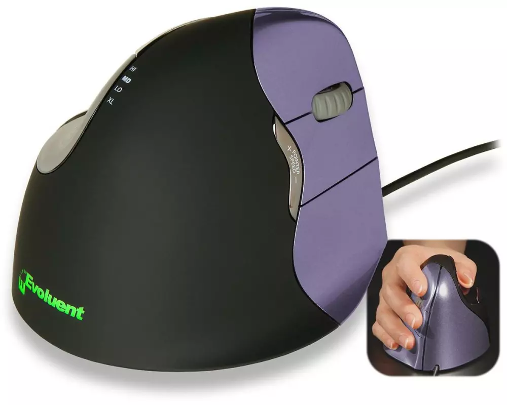 Evoluent Ergonomische Maus Vertical 4 Small