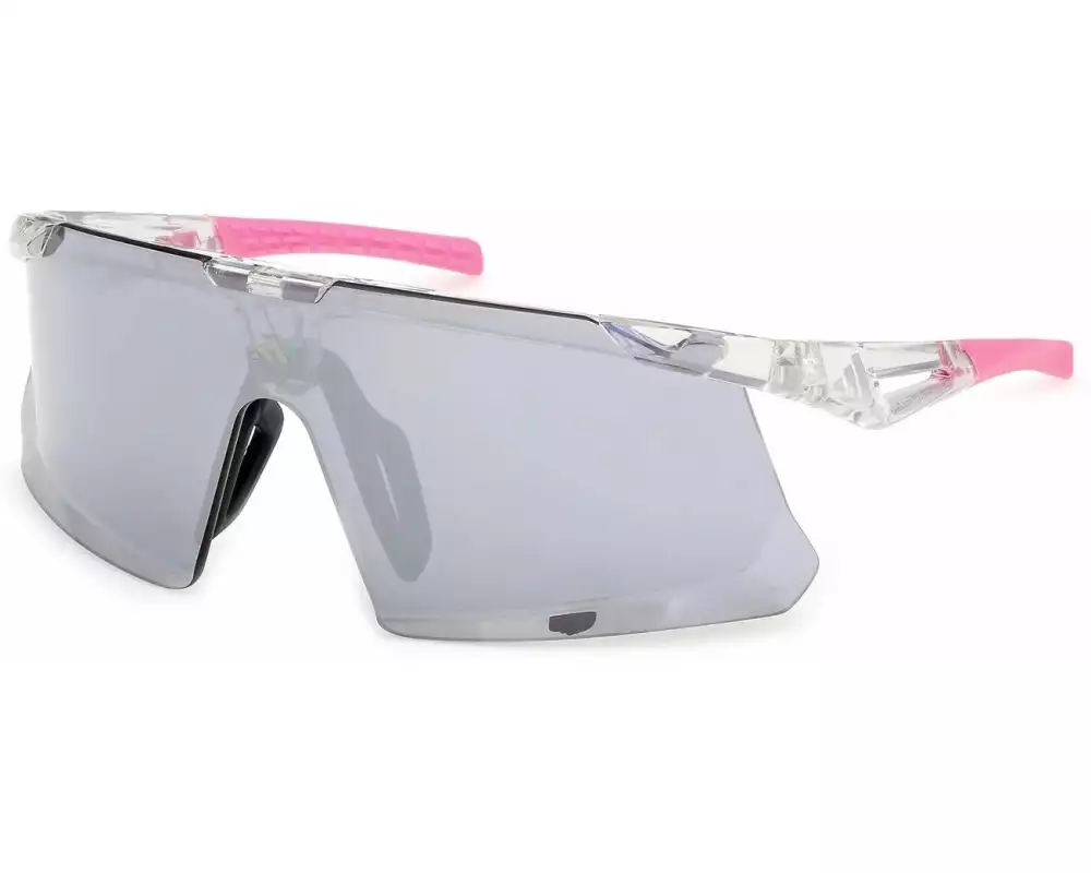 adidas Dunamis Evo-S, SP0107 Sportbrille Transparent, Frame Crystal