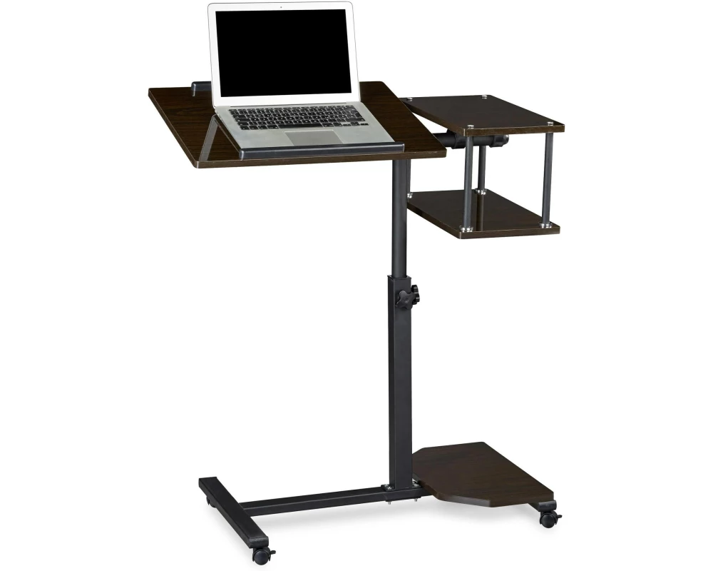 relaxdays Laptoptisch XL Schwarz