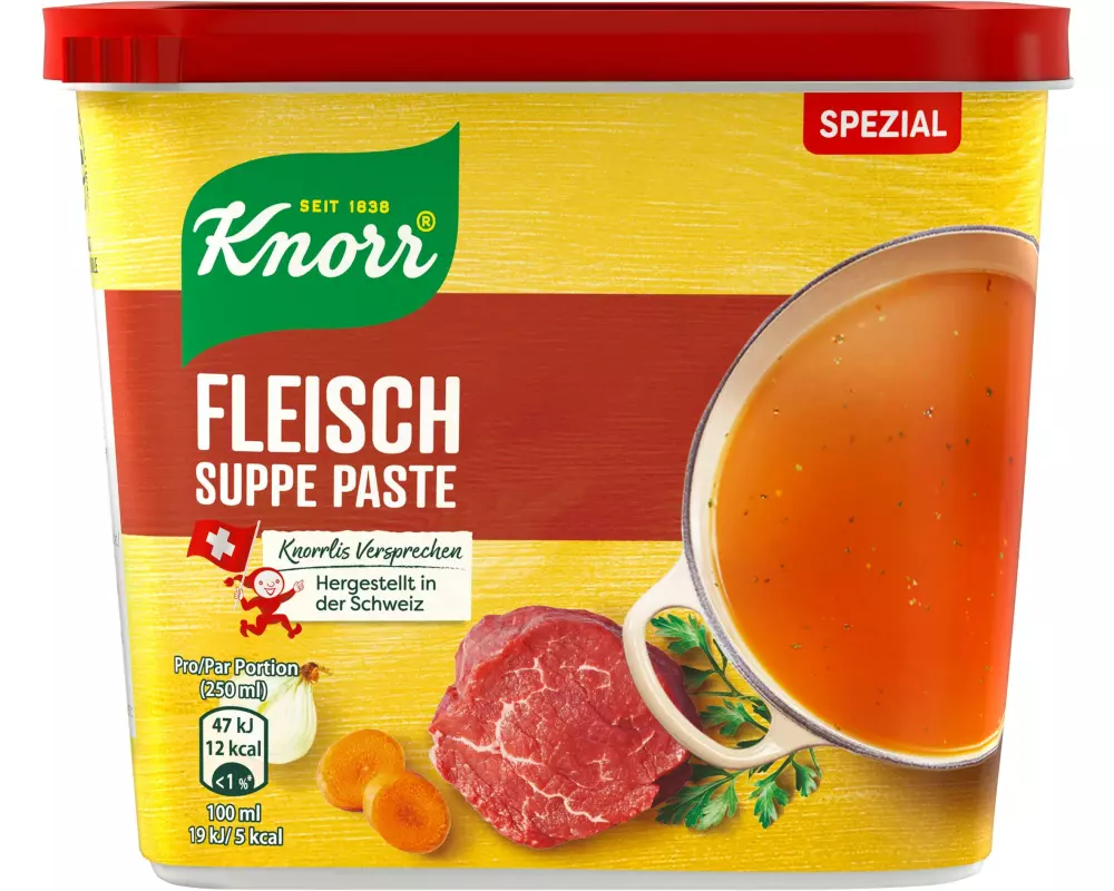 Knorr Fleisch Suppe spezial Paste Dose 850 g