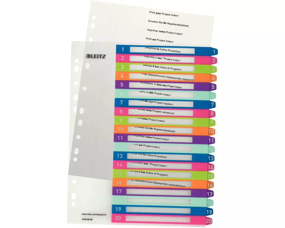 Leitz Register WOW A4 1-20