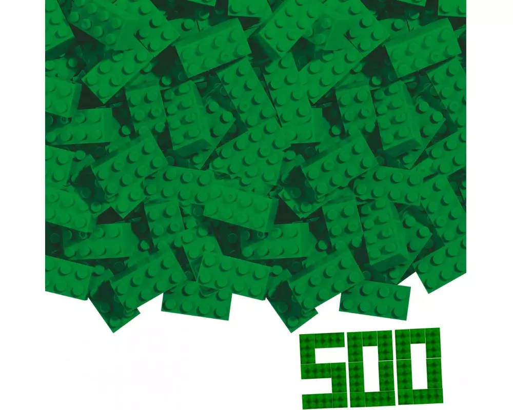 BLOX Bausteine 500 grüne 8er Steine lose
