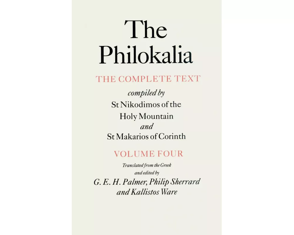 The Philokalia Vol 4