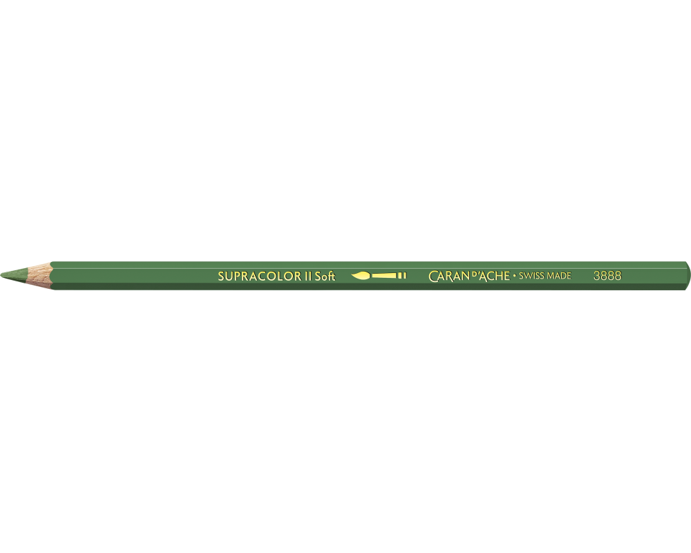 CARAN D'ACHE Farbstifte Supracolor 3,8mm 3888.225 moosgrün
