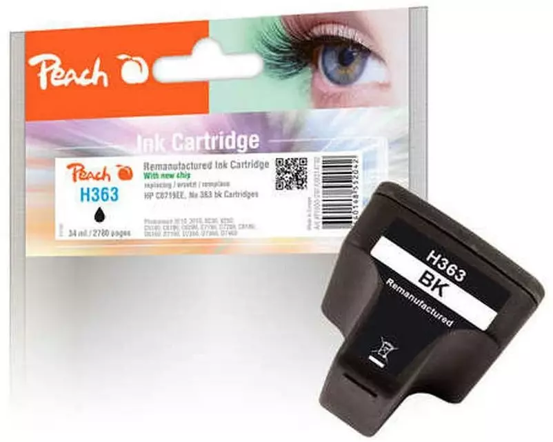 Peach Tinte HP Nr. 363XL (C8719EE) Black