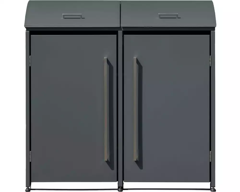WESTMANN Mülltonnenbox Moderna 2 Anthrazit