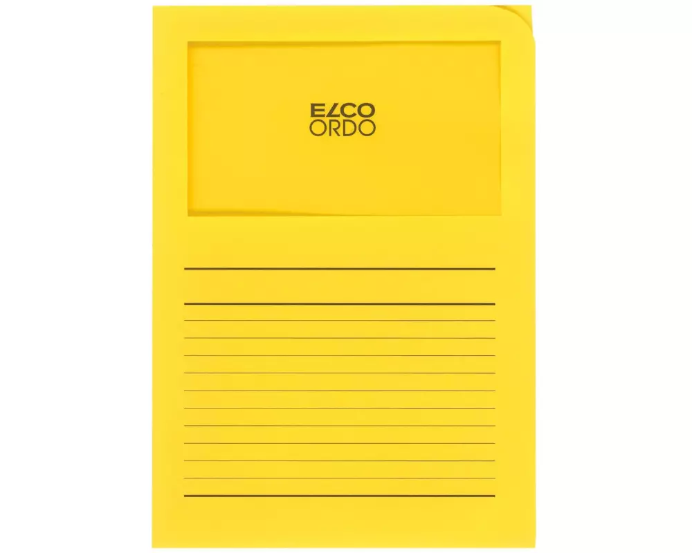 ELCO Sichthülle Ordo Intensivgelb, 10 Stück