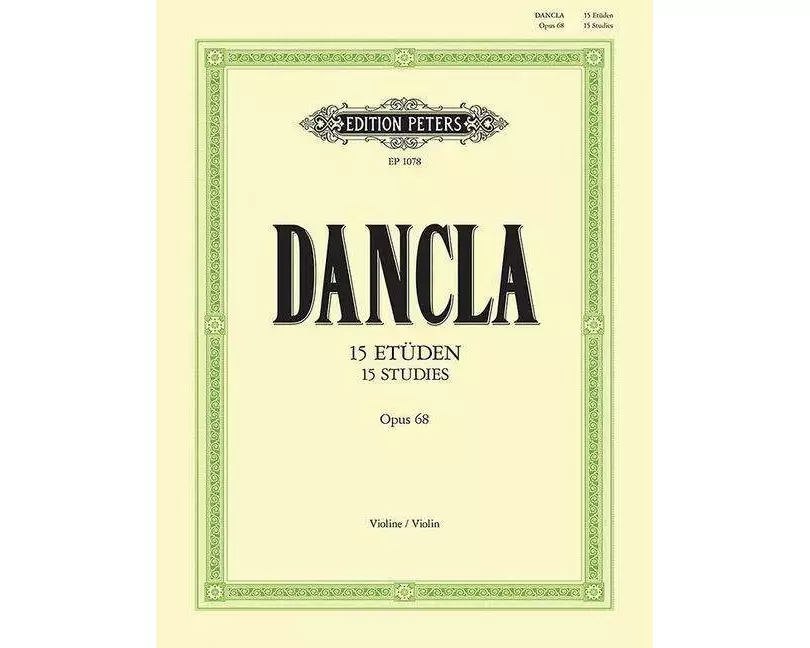 15 Etüden für Violine mit Begleitung einer zweiten Violine op. 68