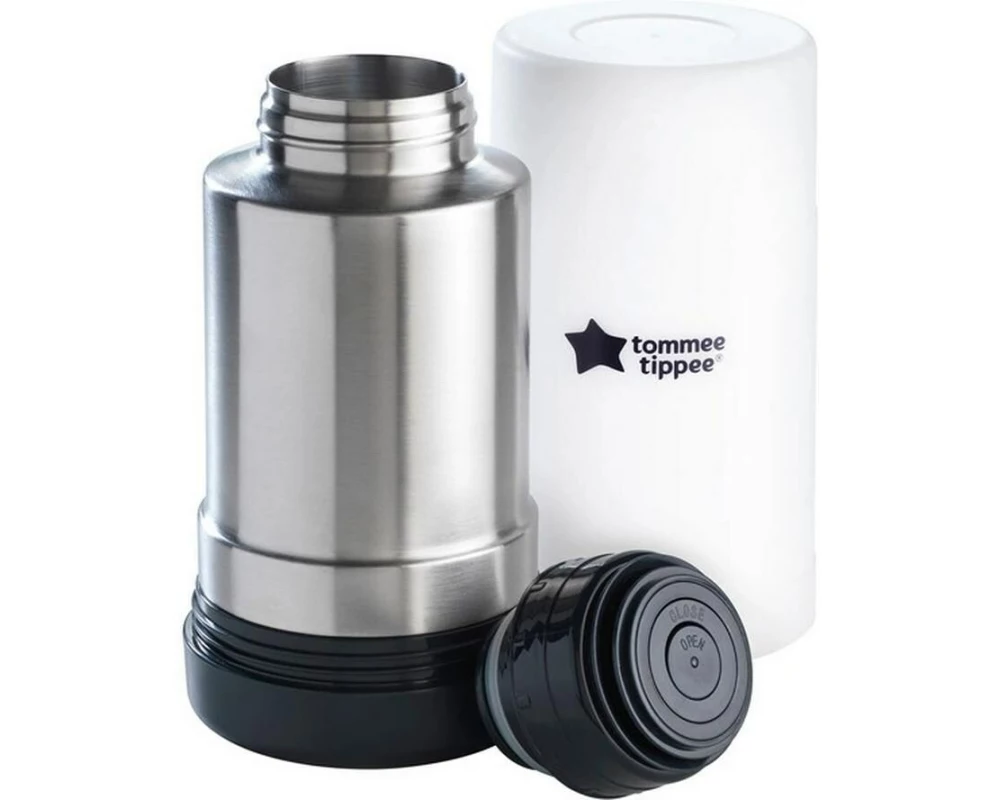Tommee Tippee Tragbarer Flaschenwärmer weiss/edelstahl/schwarz