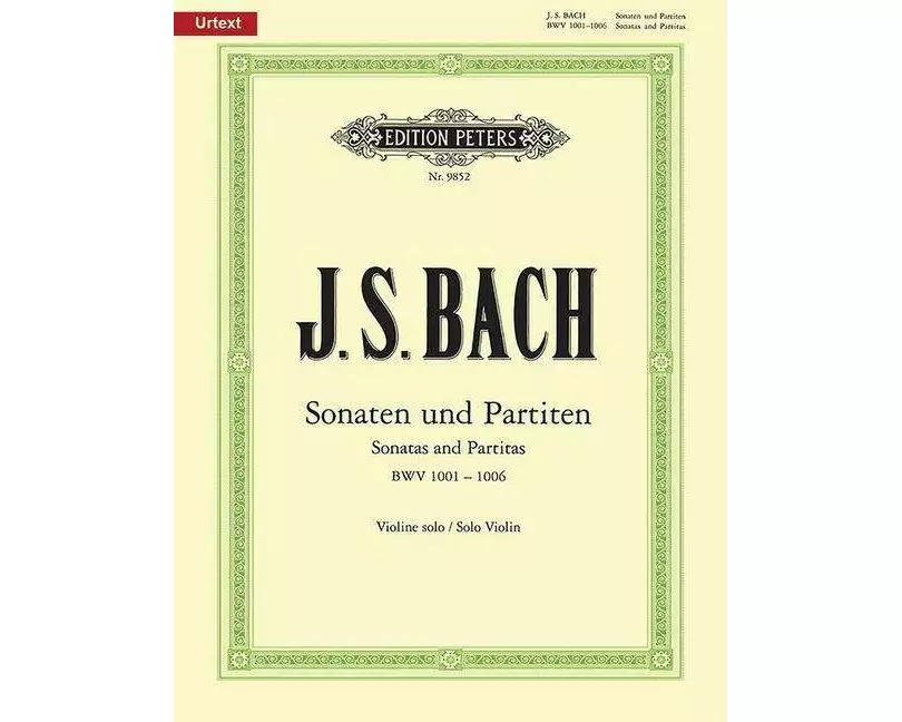 Sonaten und Partiten für Violine solo BWV 1001-1006 / URTEXT
