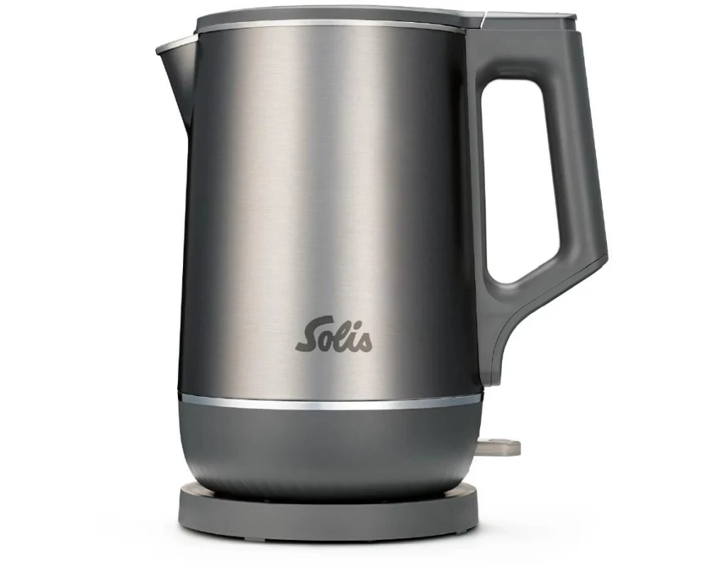 Solis Wasserkocher Eco Boil Kettle 1.7 l, Silbergrau