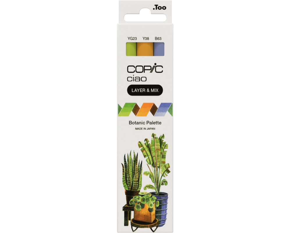 COPIC Marker Ciao 220750306 Botanic Palette 3 Stück
