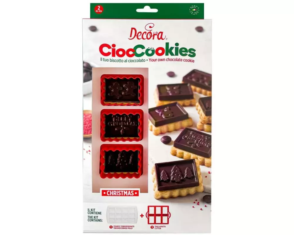 Decora Cioc Cookies Set Weihnachten, Kunststoff
