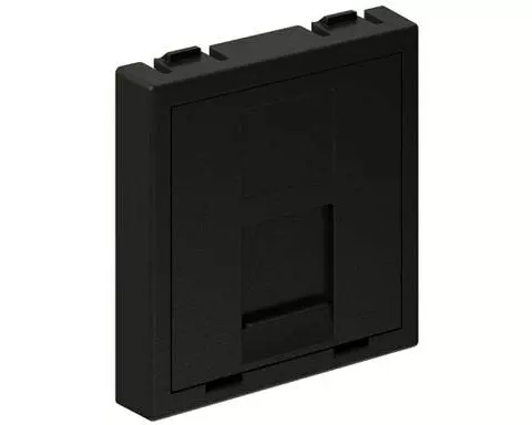 max connect Multimedia-Zubehör 45 x 45 für 1x RJ-45, Anthrazit