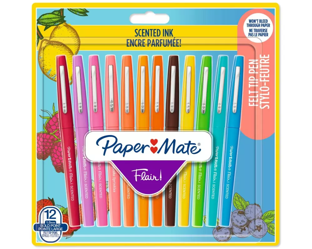 Paper Mate Filzstift Flair Scented 0.7 mm, 12-teilig