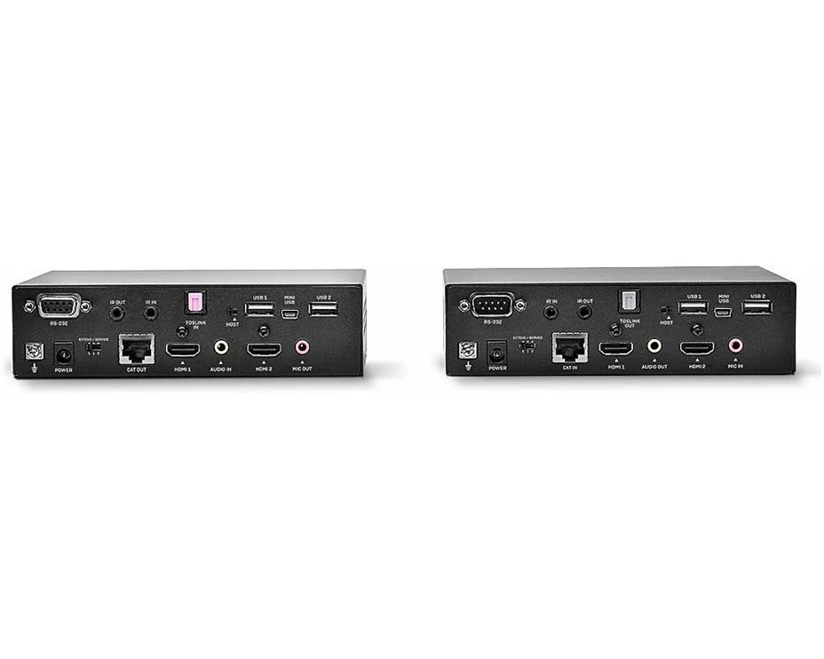 LINDY 100m Cat.6 Dual Head HDMI USB & RS232 Extender