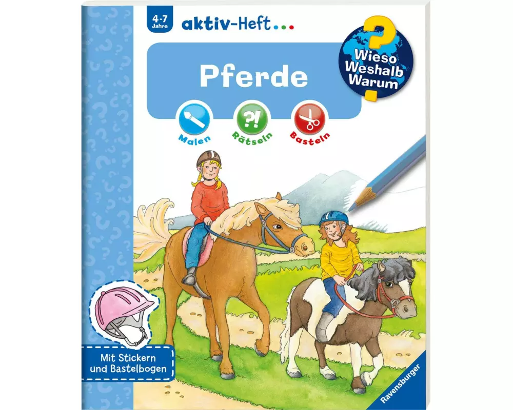 Ravensburger Kinder-Sachbuch WWW Aktiv-Heft Pferde