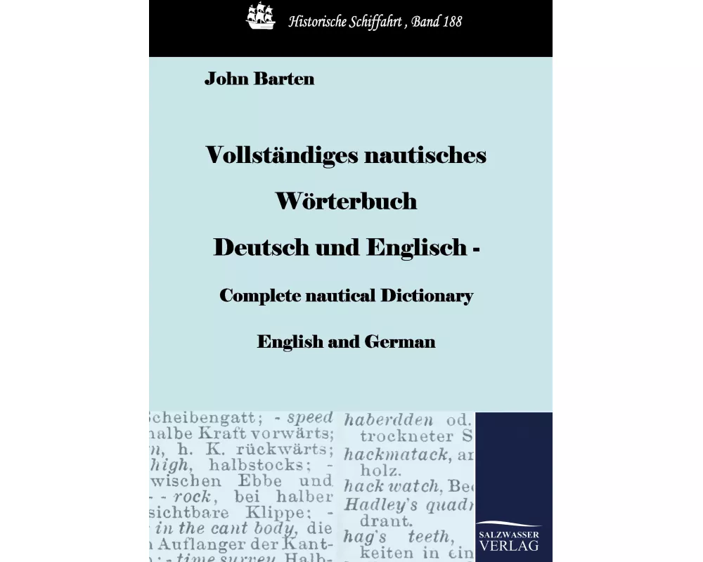 Vollstndiges nautisches Wrterbuch Deutsch und Englisch - Complete nautical Dictionary English and German