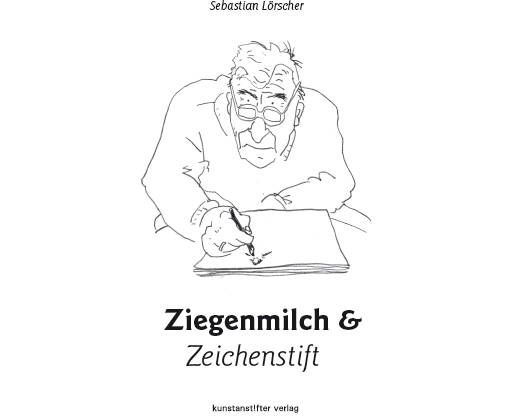 Ziegenmilch und Zeichenstift