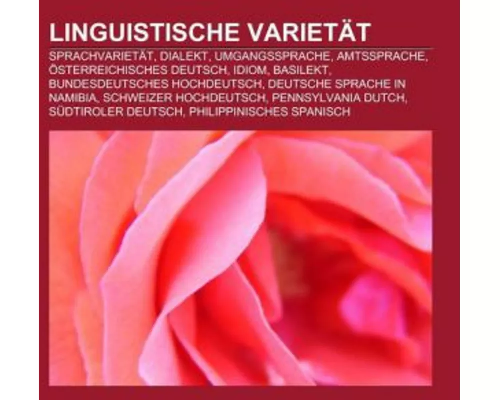 Linguistische Varietät