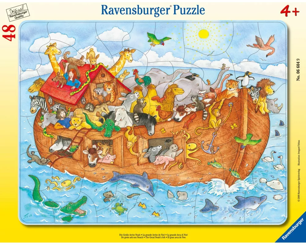 Kinderpuzzle 48 Teile - Die große Arche Noah