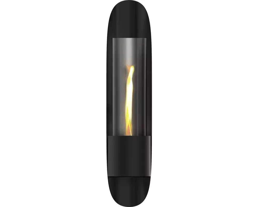 Tenderflame Cycloflame Wandkamin Glas Schwarz