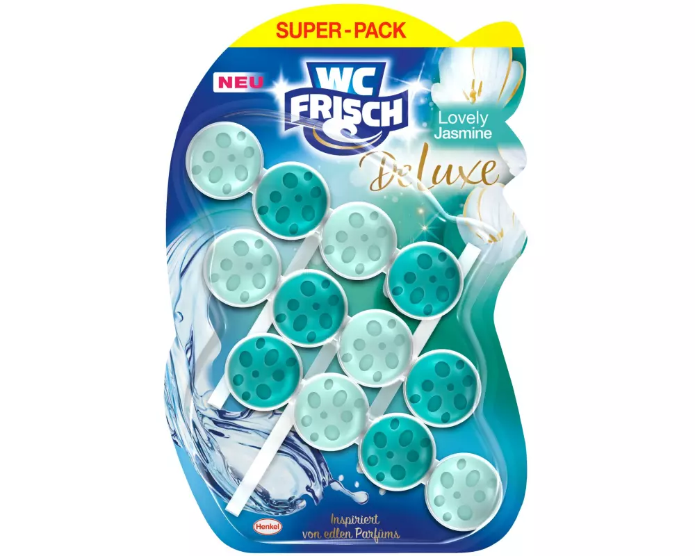 WC Frisch WC-Reiniger Einhänger DeLuxe Lovely Jasmine 3 Stück