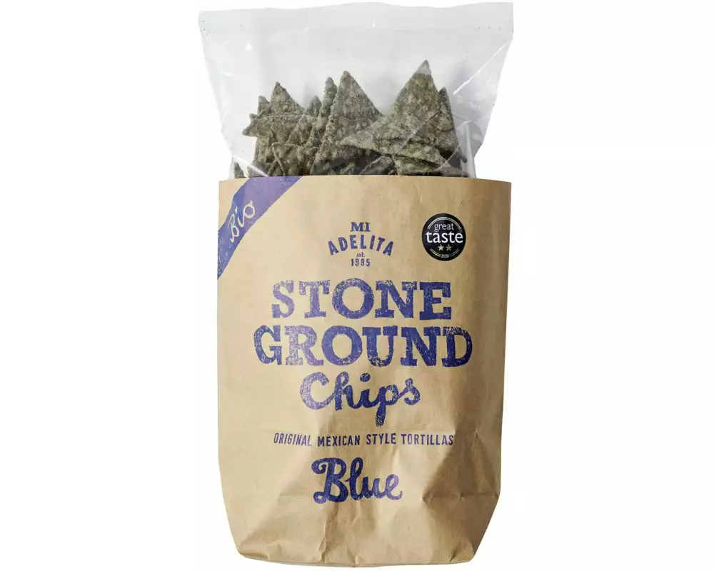 Mi Adelita Bio Tortilla Chips Blue Corn 150 g