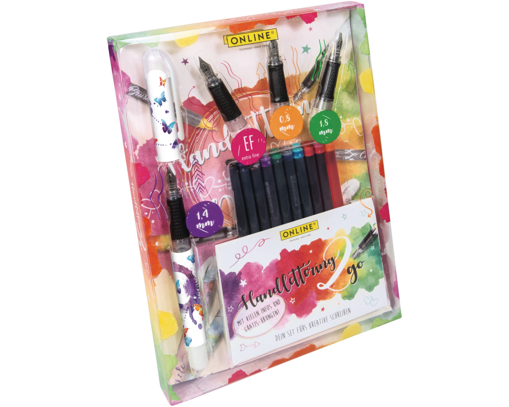 ONLINE Handlettering Set 1.4mm 12483 Spring Vibes blau