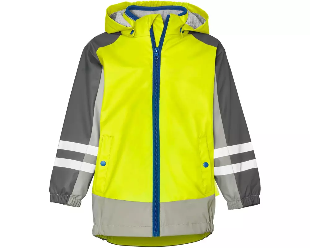 Playshoes Regenjacke 3 in 1 Gr. 116, Neongelb