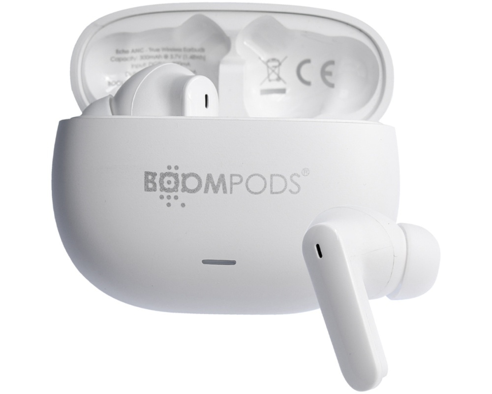 BOOMPODS Echobuds ANC EANCWT White