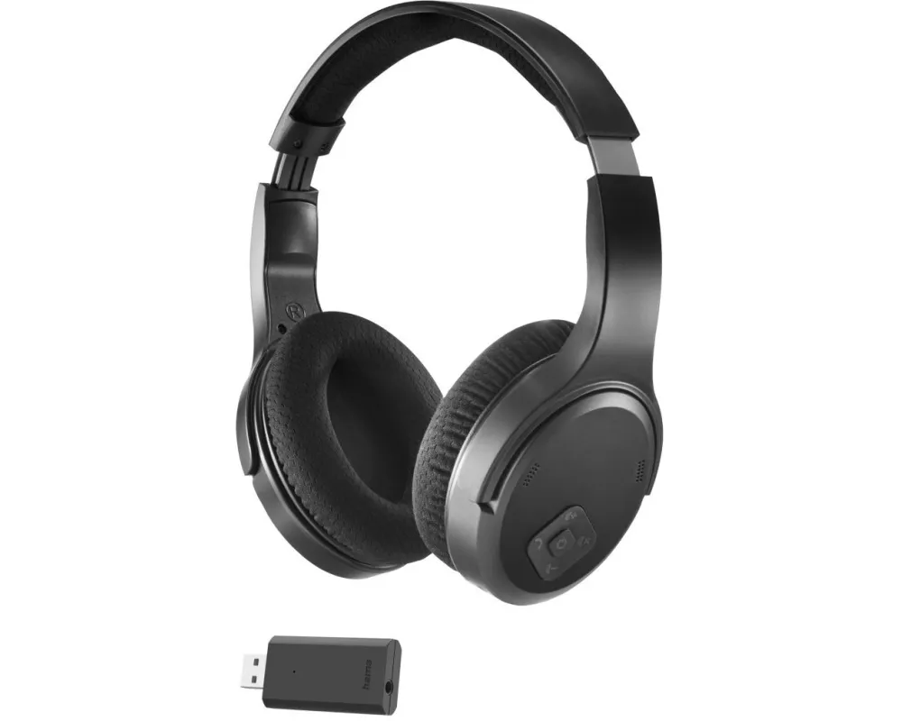 Hama Fernseh-Kopfhörer Over-Ear Schwarz