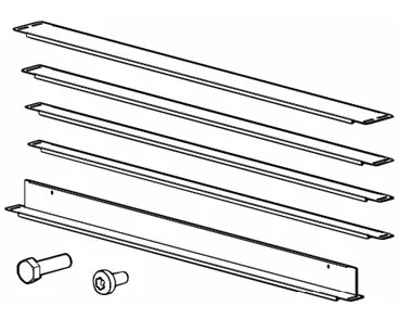APC HyperPod Roof, Roof Filler Panel Set, 6ft Aisle