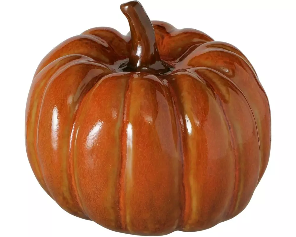Boltze Aufsteller Kürbis Bego 13 x 11.5 cm, Orange