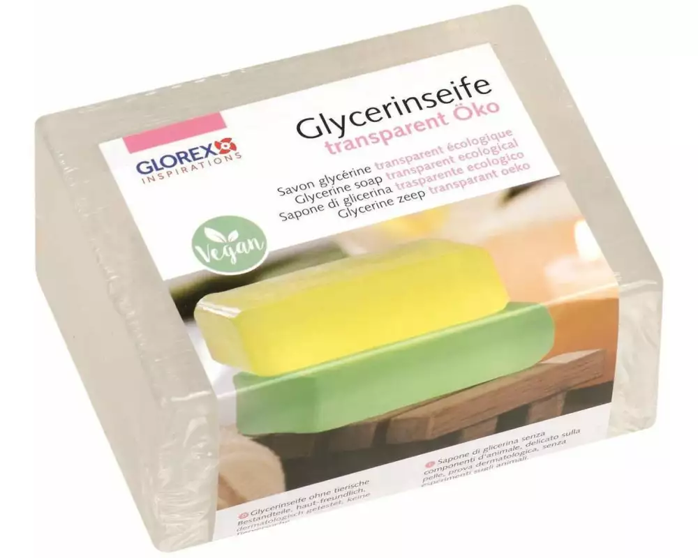Glorex Glycerinseife Öko 500g, transparent
