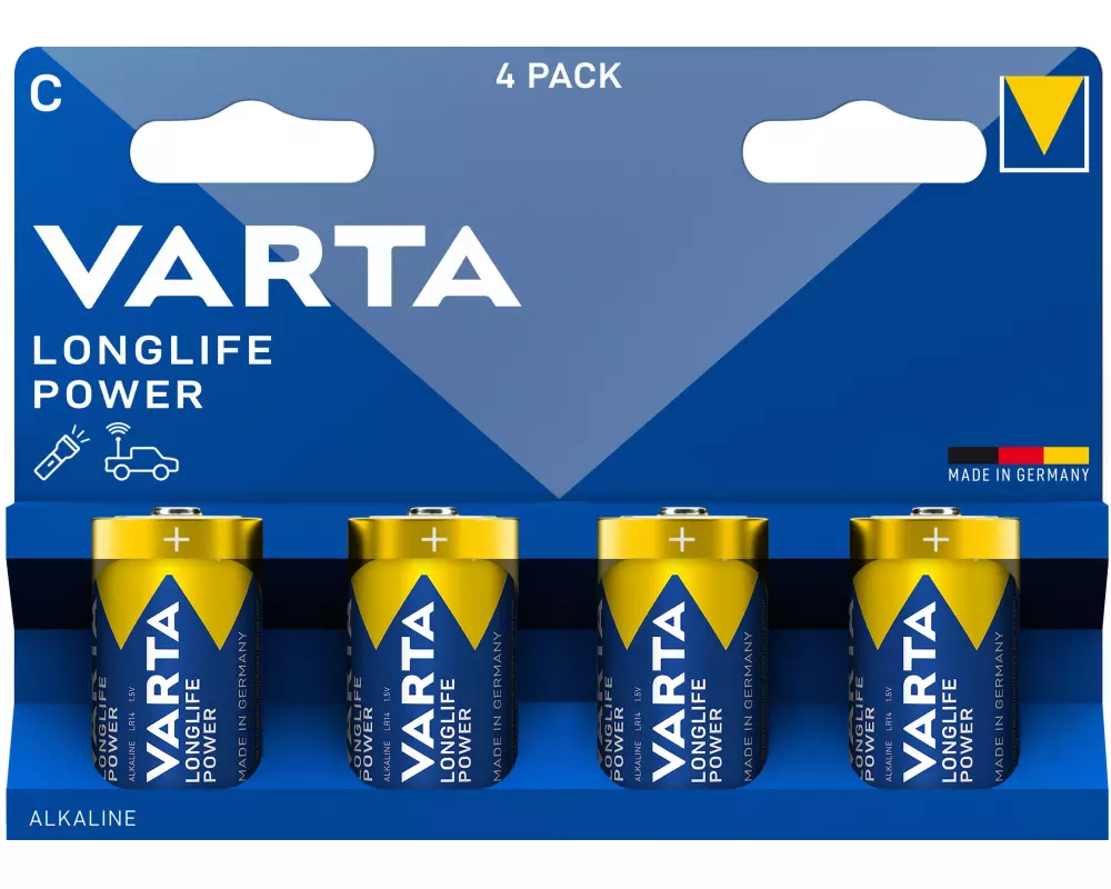 Varta Batterie Longlife Power C , 4 Stück