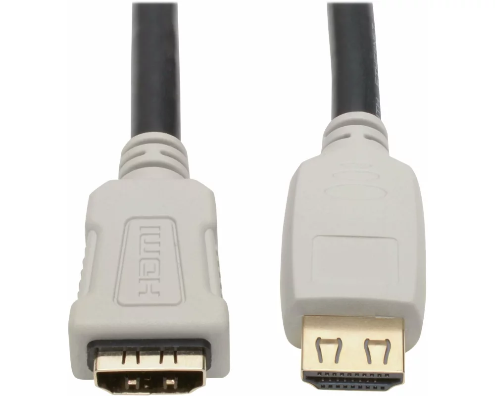 EATON TRIPPLITE High-Speed, HDMI Extension Cable, M/F - 4K, 60Hz, HDR, 4:4:4, Gripping Connector, 6ft.