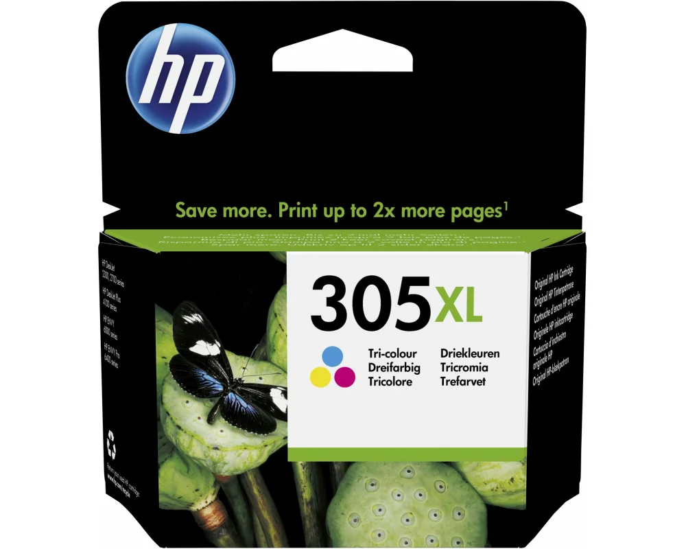 HP 305XL High Yield Tri-color Original Ink Cartridge