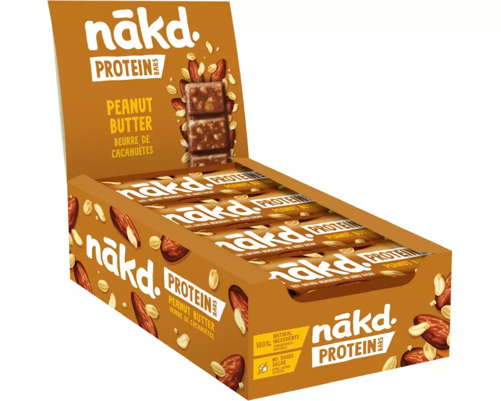 Nakd Riegel Erdnussbutter, 16 x 45 g